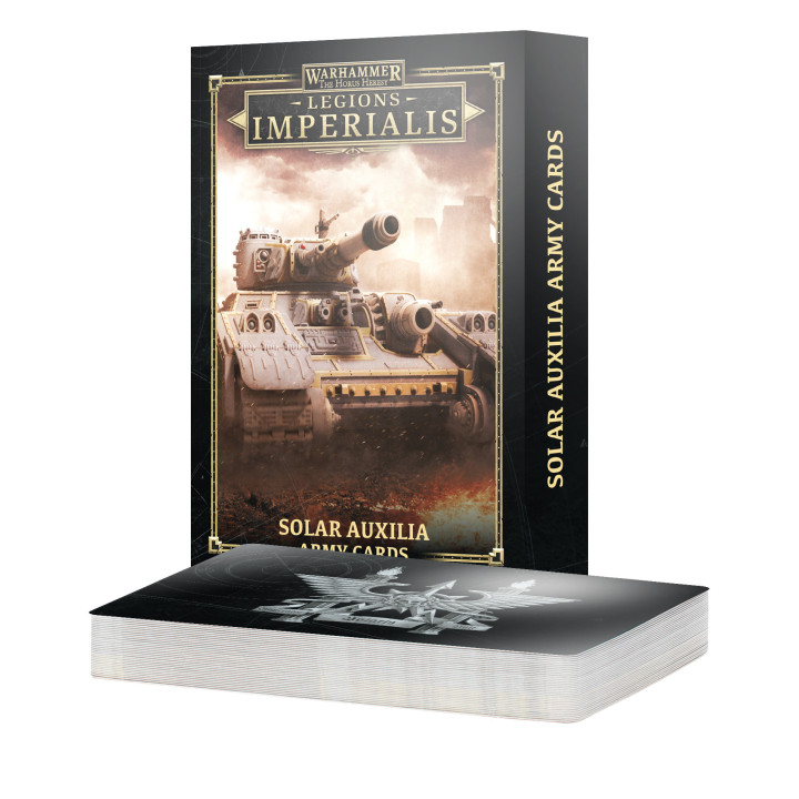 LEGIONS IMPERIALIS - Legions Imperialis: Solar Auxilia Army Cards Pack