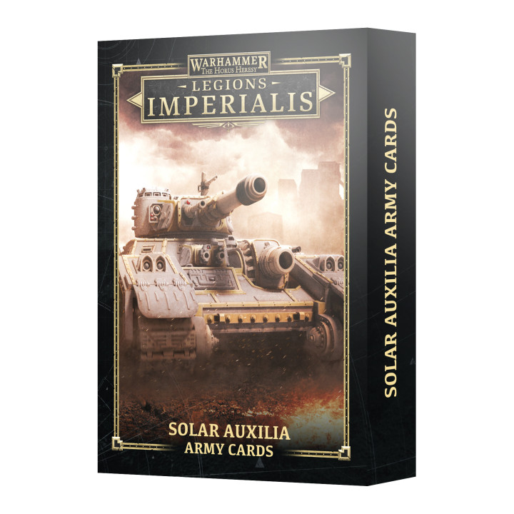 LEGIONS IMPERIALIS - Legions Imperialis: Solar Auxilia Army Cards Pack