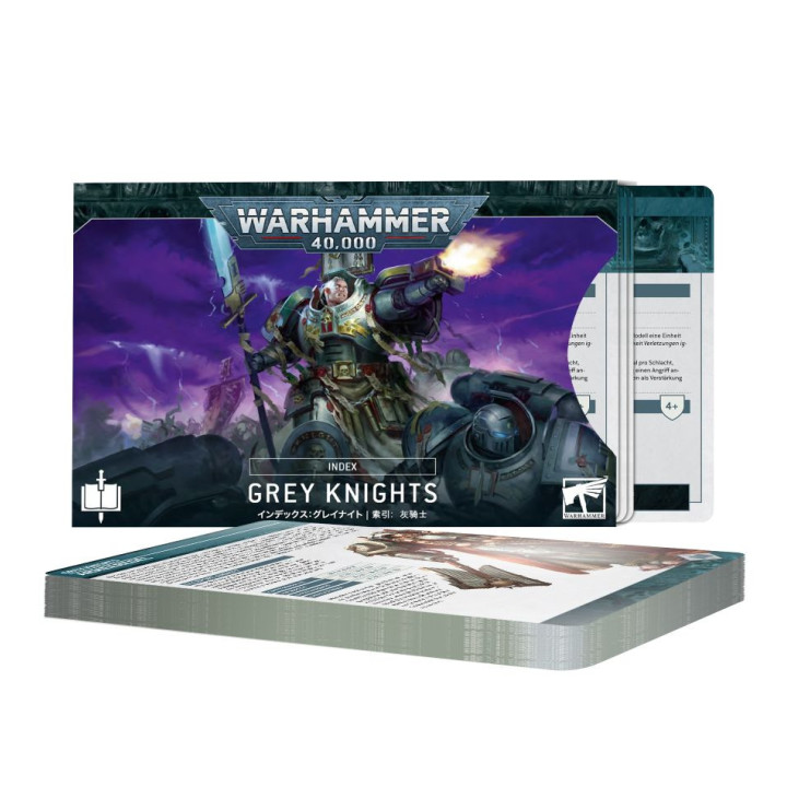 INDEX CARDS - Index: Grey Knights (Deutsch)