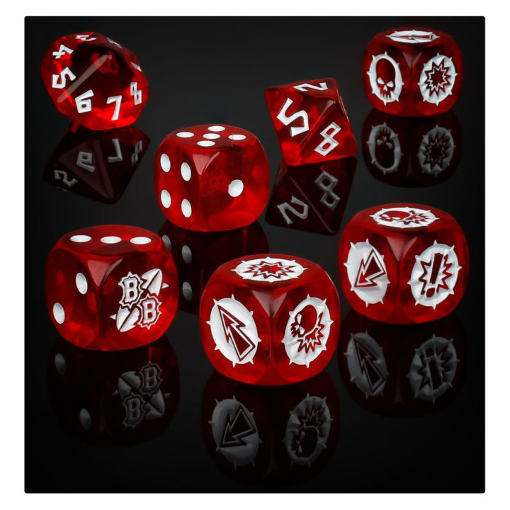 BLOOD BOWL - Set de dés pour Blood Bowl