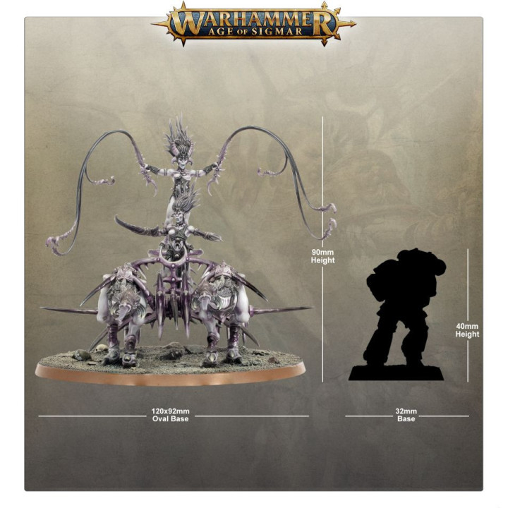 ARMÉES DU CHAOS - Char traqueur de Slaanesh