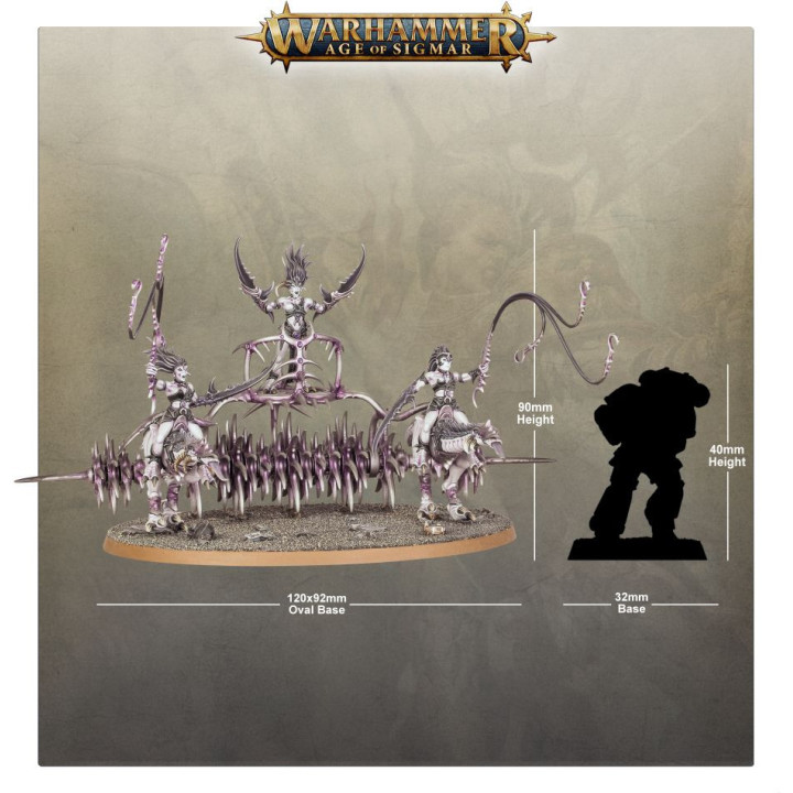 ARMÉES DU CHAOS - Char traqueur de Slaanesh