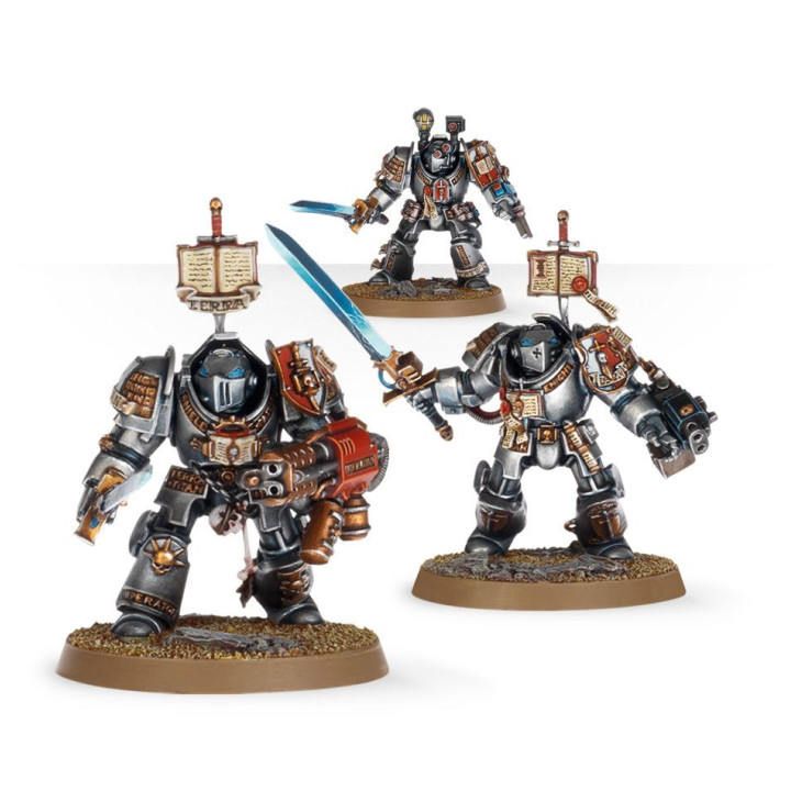 FIGURINES - Paladins Chevaliers Gris