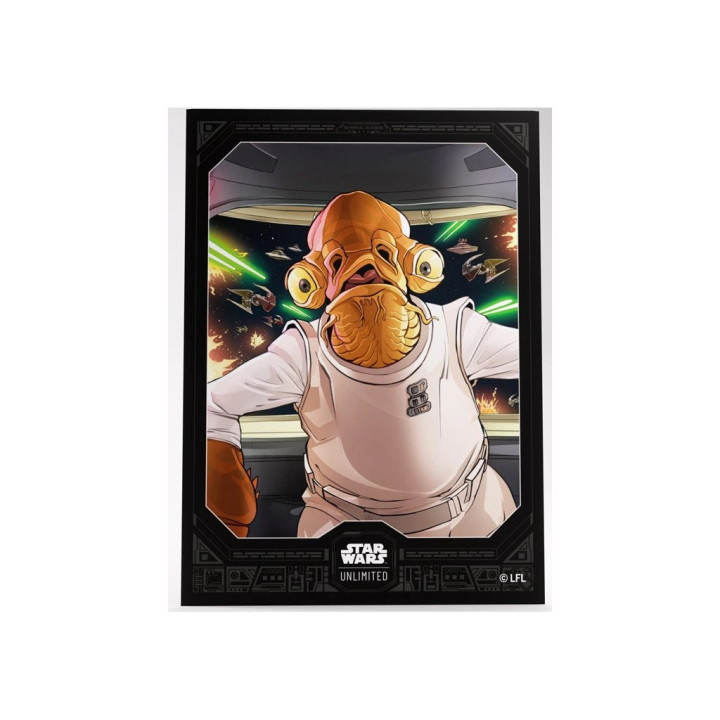 SLEEVES - Star Wars Unlimited : Art Sleeves - Admiral Ackbar