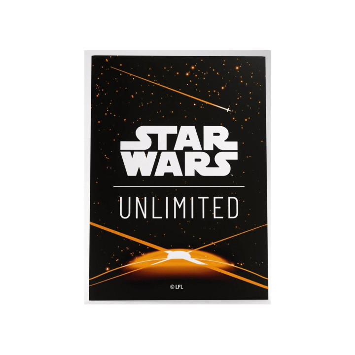 SLEEVES - Star Wars Unlimited : Art Sleeves - Orange