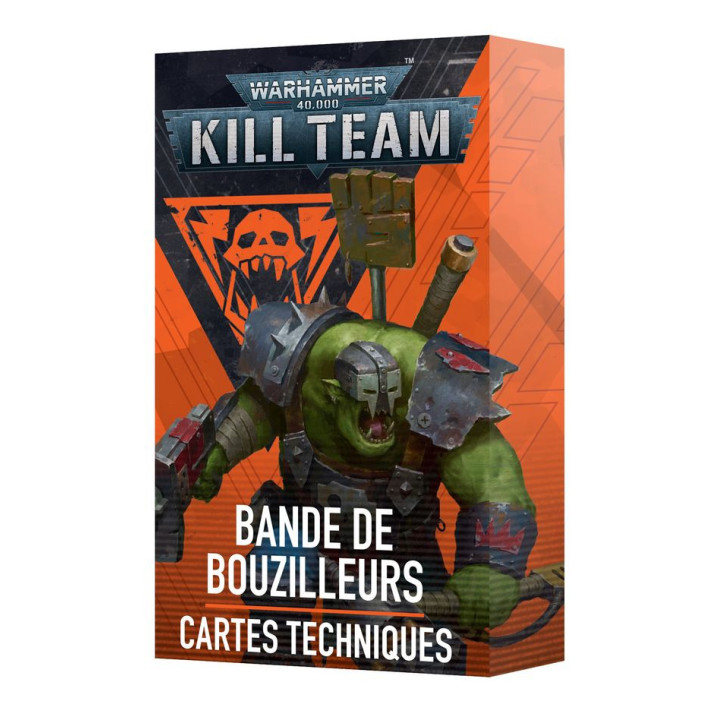 FIGURINES - Kill Team: Bande de Bouzilleurs – Cartes Techniques