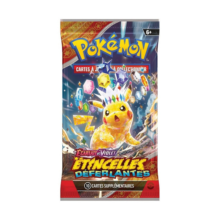 JEU DE CARTES À COLLECTIONNER - Booster Pokemon EV08 Etincelle Déferlante