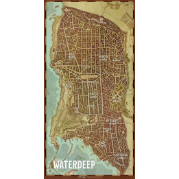 JEUX DE SOCIÉTÉ - D&D Dungeons & Dragons - Waterdeep Map 20x40