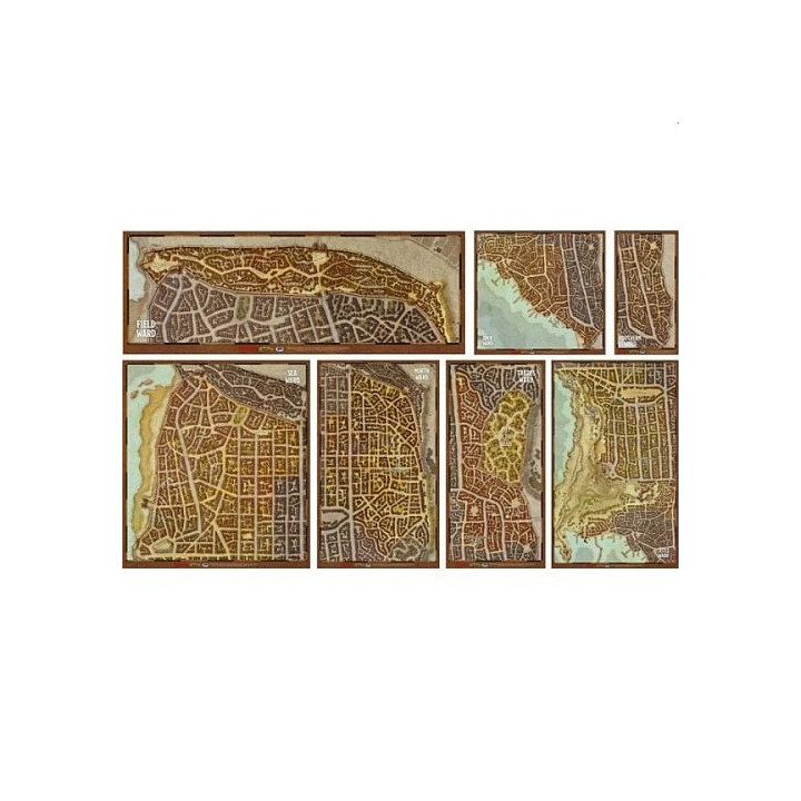 JEUX DE SOCIÉTÉ - D&D Dungeons & Dragons - Waterdeep Dragon Heist Map Set