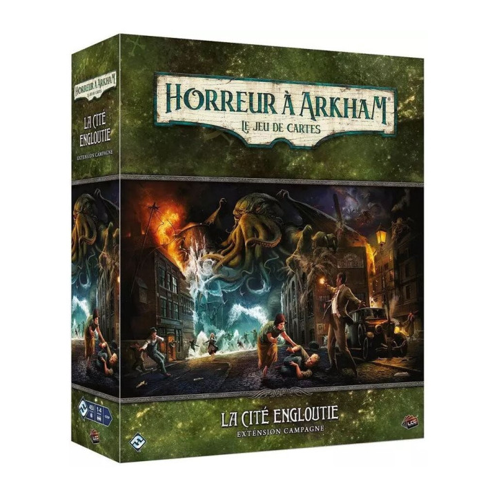 JEUX DE CARTES - Horreur à Arkham : Le Jeu de Cartes - La Cité Engloutie (Campagne)