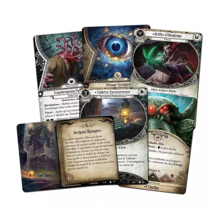 JEUX DE CARTES - Horreur à Arkham : Le Jeu de Cartes - La Cité Engloutie (Campagne)