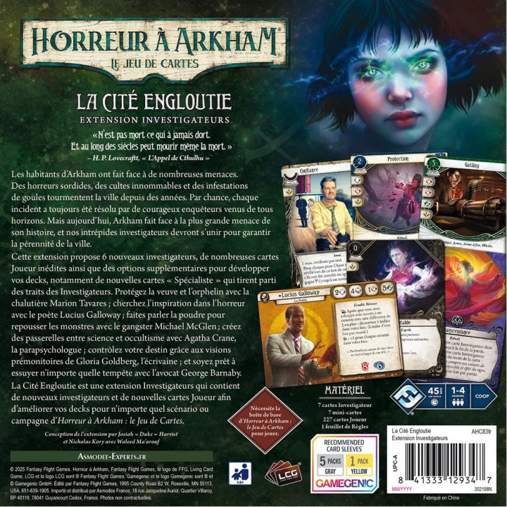 Horreur à Arkham : Le Jeu de Cartes - La Cité Engloutie (Investigateurs) - KARTENSPIELE