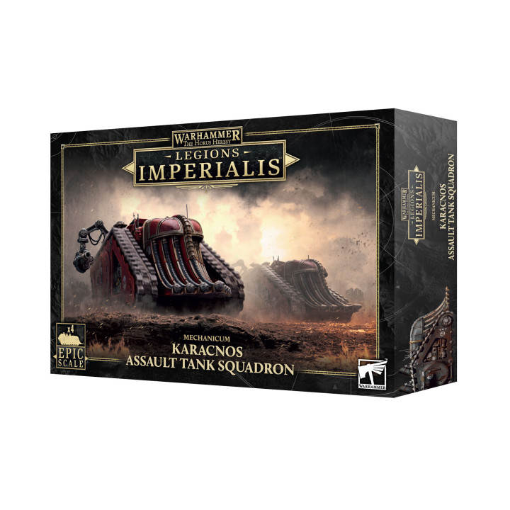 Legions Imperialis: Mechanicum Karacnos Assault Tank Squadron - LEGIONI IMPERIALI
