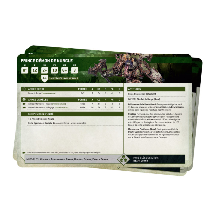 Datasheet Cards: Death Guard - ARMIES OF CHAOS