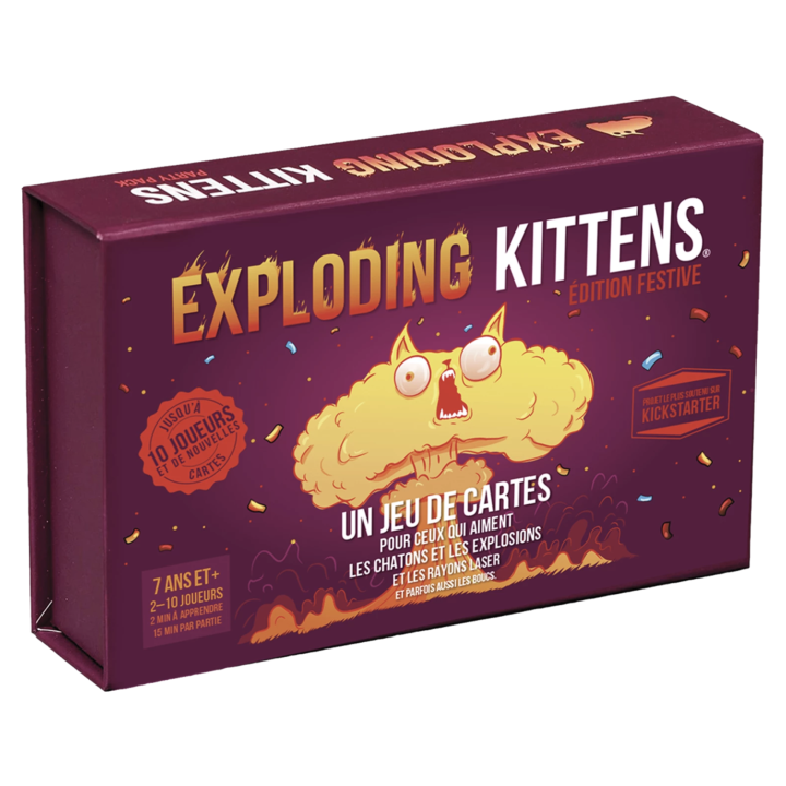 Exploding Kittens - Edition Festive - BOARD GAMES