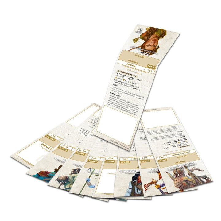 UNIVERS - Chroniques Oubliées Fantasy 2e édition - Mémentos de PNJ + monstres Calice T1