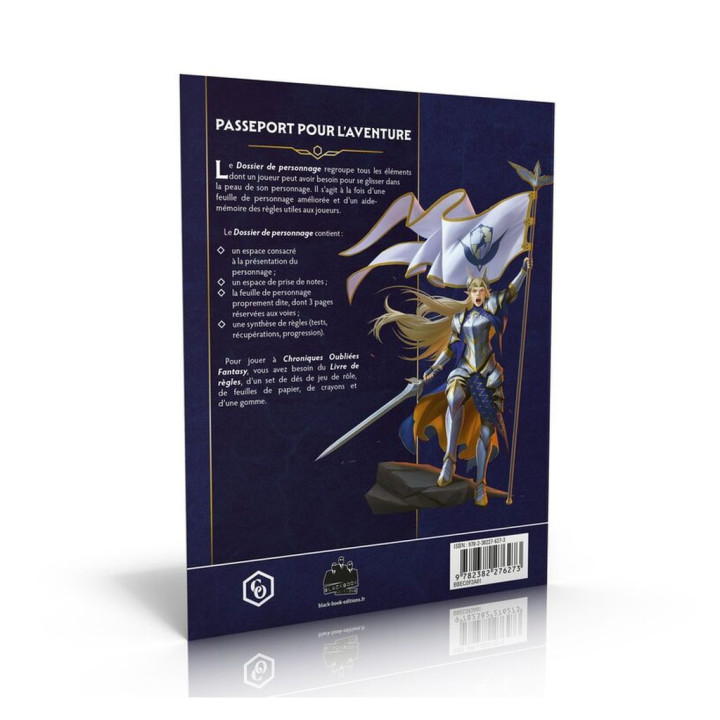MÉDIÉVAL ET FANTASTIQUE - Chroniques Oubliées Fantasy 2e édition - Dossiers de personnage