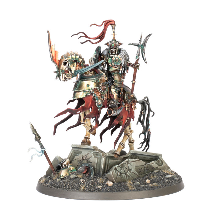 GRAND ALLIANCE DEATH - Roi Revenant/Seigneur Revenant sur Coursier Squelette