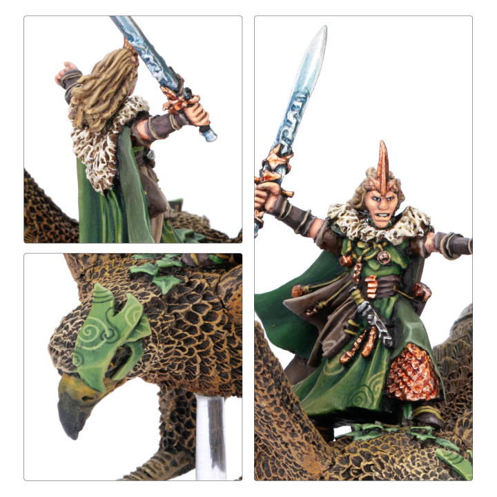 Wood Elf Noble on Great Eagle - IL VECCHIO MONDO