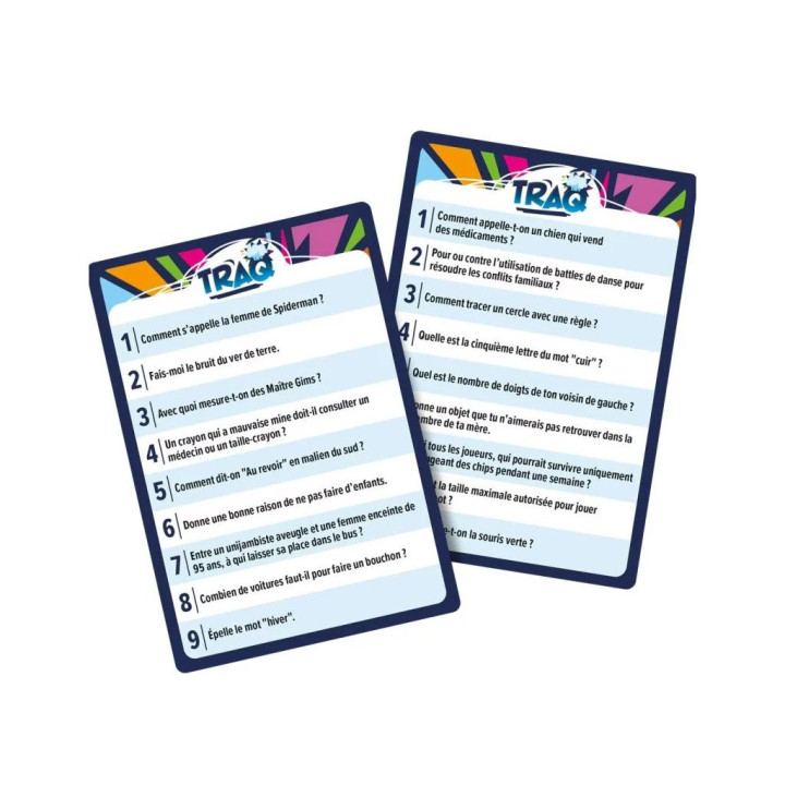 JEUX DE SOCIÉTÉ - TRAQ - Tu réponds à quoi ?