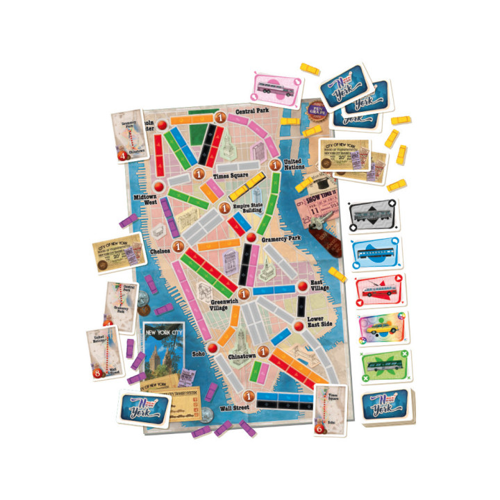 Les Aventuriers du Rail - New York _ GESELLSCHAFTSSPIELE