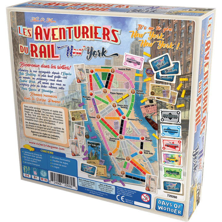 Les Aventuriers du Rail - New York _ GESELLSCHAFTSSPIELE